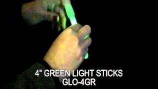 Green 4" Light Sticks