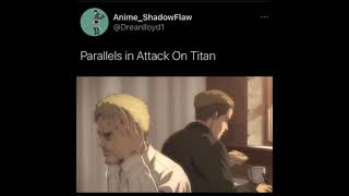 Parallel Sides in AOT😢 | No Side is Right in a War😔 | Anime Shorts 🔥| Attack on Titan