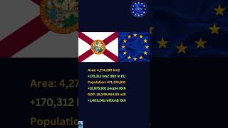 What if Florida join EU #shorts #europe #eu#geography #map #history #mapping #fun #meme#usa