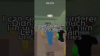 Trolling people in MM2 using a fake bacon holding knife #mm2 #troll #shorts