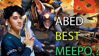 Abed meepo match , Superhuman Micro Control - Full Gameplay Meepo #3 #dota2  #abed #topson #mappo