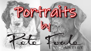 Drawing Portraits of pets and people by Pete Foale Artist