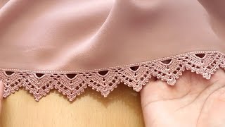 طوندونس الكروشي ضرس الاكمام ملكي و فخم جداا 😍 /طريقة عمل بداية نصف طوق في صندوق الوصف 😘 Nm (63)