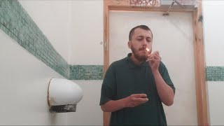 Smoked out in the Bathroom