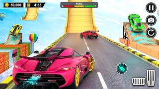 Crazy Car Stunt mega ramp extreme car  racing android gameplay