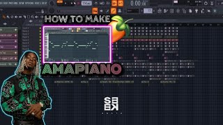 How To Make Amapiano Type Beat in FL Studio | FL STUDIO TUTORIAL | BEAT REVIEW