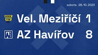 Sestřih gólů AZetu z utkání Velké Meziříčí - AZ Havířov (28.10.2023, 1:8)