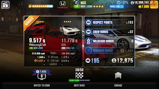 CSR2 - Honda NSX, Tune for 9.51x | CSR Racing 2