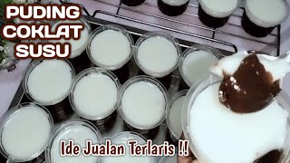 IDE JUALAN TERLARIS !! PUDING COKLAT SUSU LEMBUT KENYAL