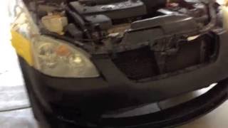 Front Bumper   How to install 2003 altima body kit part3