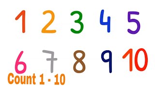 Counting numbers 1 - 10 with Moni -  for kindergarten kids