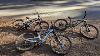 20241005 - x3 Runs of King's Bandit on Ebikes w/Spence & Ian on a Santa Cruz 5010 - Woodside, CA-MTB