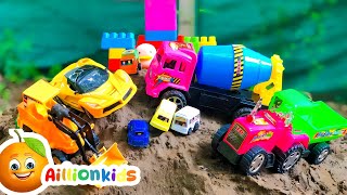 Car&JCB and Tractor OffRoading | Aillion Kids Nursery Rhymes & Kids Songs