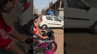 Instagram Girl bike riding reels || Girl bike rider || Viral Girl R15 bike rider || Princi sanju 99