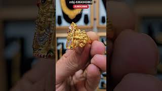 Wonderful gold balaji ring for men exclusive #collection #gold #shorts #ring #goldring