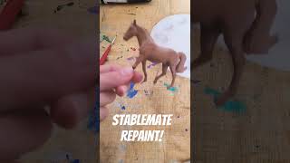 Paint A Stablemate With Me! #schleich #modelhorses #breyer