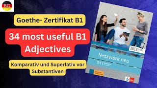 Komparativ und Superlativ vor Substantiven | important B1 adjectives