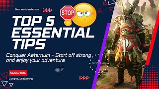 New World: 5 MUST-KNOW Tips for Beginners! 🚀 (Start STRONG in Aeternum)