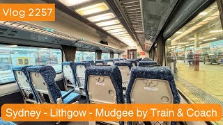 Sydney Trains Vlog 2257: Sydney - Lithgow - Mudgee by Train & Coach