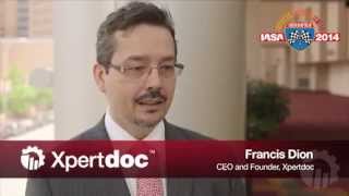 Francis Dion on Xpertdoc's (now Experlogix) form migration technology