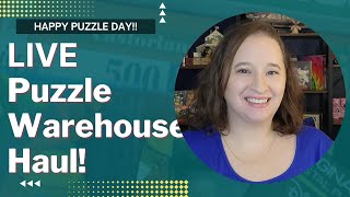 Happy Puzzle Day!! // Giant Puzzle Warehouse Haul!