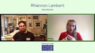 Interview with Rhiannon Lambert: Our mental health relationship with food