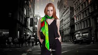 Festive Treats Silk Scarf - New York streets #shorts #scarf