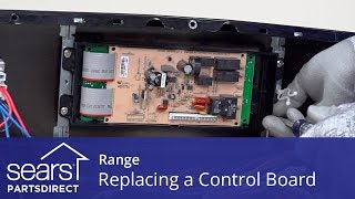 Replacing a Range Oven Control Board