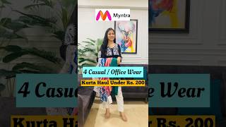 Casual / Office Wear Kurta under Rs. 200 #shorts #myntra