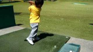 3 year old golf prodigy...baby tiger woods