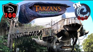 Tarzan's Tree House 360 FULL TOUR Disneyland California