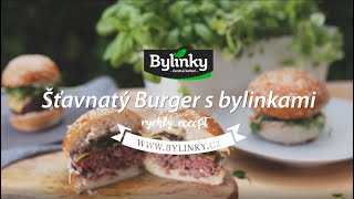 Šťavnatý burger s bylinkami