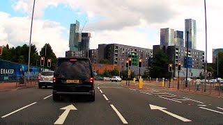 Driving into Manchester