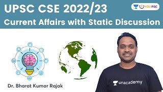 Current Affairs with Static Discussion | Bharat Kumar | YOU PSC