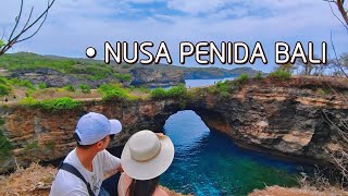 LIBURAN KE BALI NUSA PENIDA KELINGKING BEACH BROKEN BEACH ANGELS BILLABONG DAN PALUANG CLIFF INDO