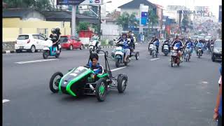 Gathering dan Konvoi Kendaraan Listrik di Bangka Belitung