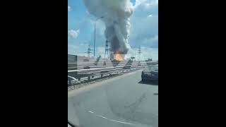 Большой пожар в Подмосковьи