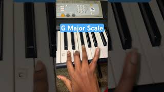 G Major Scale! F#.  #pianotutorial #musiceducation #musicteacher #shortsviral #musiced #fypシ