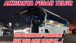 Akhirnya Ada Penumpang Sinar Jaya Tujuan Sukabumi Naik Dari Agen Klampok‼️