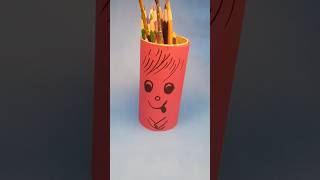 Cute Pen Stand Making #shorts #art #drawing #artist #penstand #artandcraft #viral