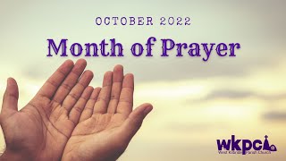 Month of Prayer - 21st October 2022