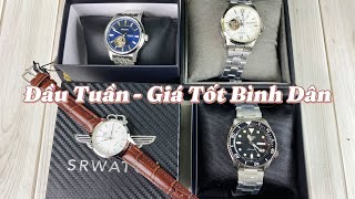 ĐẦU TUẦN GIÁ ĐẶC BIỆT - GIAO LƯU 4 MÃ ĐỒNG HỒ BULOVA ORIENT STAR SEIKO SRWATCH GIÁ CHỈ TỪ 850K