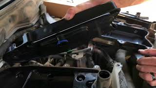 changing the Crankcase ventilation CCV filter change on a dodge ram 2500 6.7 diesel 2008