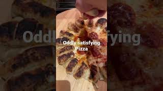 #shorts Oddly satisfying pizza | KT Food Review