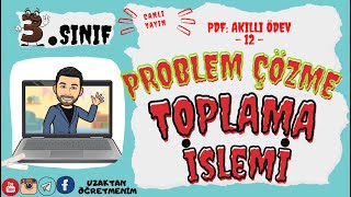 3.SININ İLER SEVİYE TOPLAMA İŞLEMİ PROBLEMLERİ #uzaktanöğretmenim