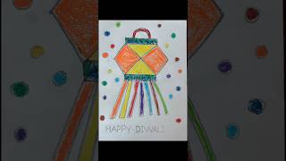 Diwali lantern Drawing Colour #ytshorts #happydiwali#lantern#drawing#shortsindia