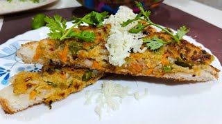 Crispy Rava Toast Recipe/ Quick Sooji Bread Toast Recipe - Quick Breakfast or enjoy at Tea time.