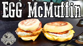 Egg McMuffin : la méthode simple pour faire du pain à la plancha !🥚🍞🧀 #plancha #barbecue #macdonald