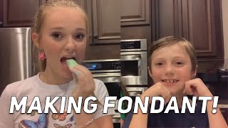 Making Fondant With Ronan! | Sophie Grace