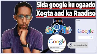 Sidee Google Ku Ogaada Xogta Internetka Taala oo Dhan, Sida Google Ushaqeeyo (Search Engine)